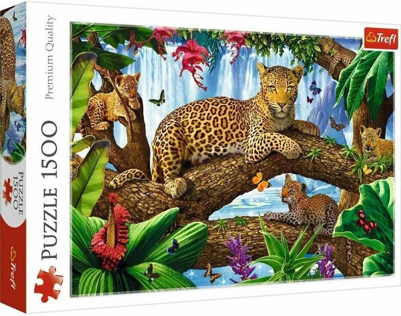 Puzzle 1500 pc - Resting among the trees (26160) van Trefl, editie Meerkleurig – doos