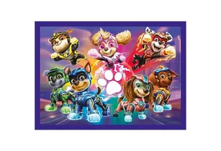 Puzzle 4 in 1 Puzzle MIGHTY MOVIE von PAW Patrol, von 35 bis 70 Teilen, 4 Set, Puzzleteile van Trefl – doos 2 van 5