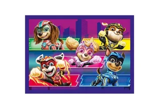 Puzzle 4 in 1 Puzzle MIGHTY MOVIE von PAW Patrol, von 35 bis 70 Teilen, 4 Set, Puzzleteile van Trefl – doos 3 van 5