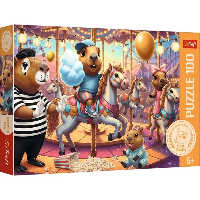 Puzzle Capybara En Vacances - 100 à 149 pièces de Trefl – boîte 2 sur 2