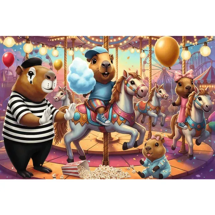 Puzzle Capybara En Vacances - 100 à 149 pièces de Trefl – boîte 1 sur 2