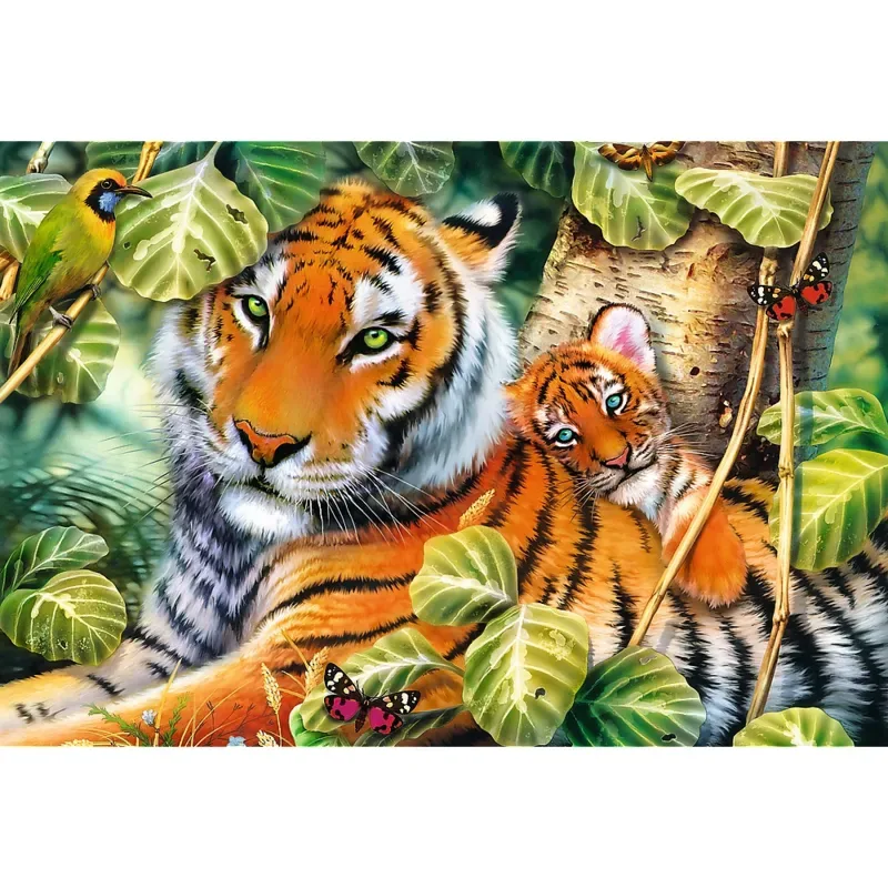 Puzzle Deux Tigres - 1500 pièces de Trefl – boîte 1 sur 2