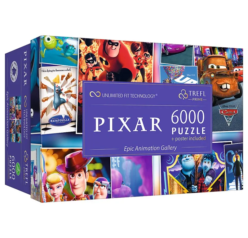 Puzzle Disney / Pixar Animationsgalerie 6000 Teile Puzzle, 6000 Puzzleteile, Made in Europe from Trefl, Multicolour edition – box 1 of 5