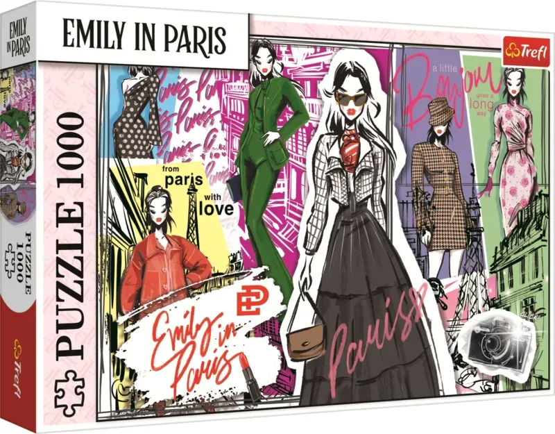 Puzzle Emily In Paris : Inspirations Mode - 1000 pièces de Trefl – boîte 2 sur 2