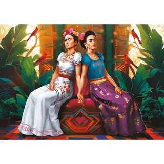 Puzzle Frida Kahlo - Two Selves - 1000 pièces de Trefl – boîte 1 sur 2