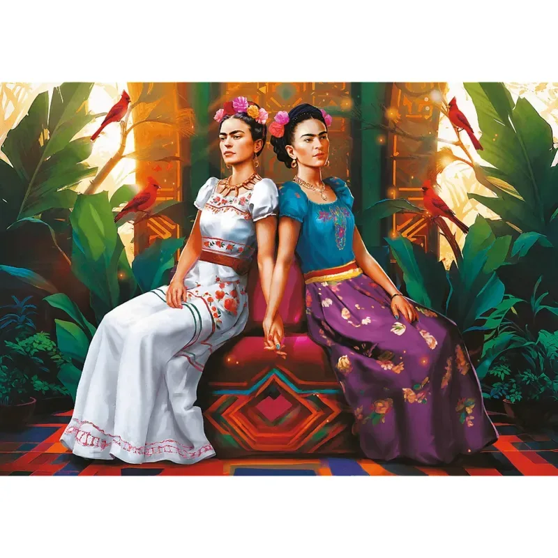Puzzle Frida Kahlo - Two Selves - 1000 pièces de Trefl – boîte 1 sur 2