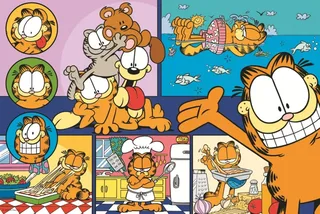 Puzzle Garfield Paresseux - 100 à 149 pièces van Trefl – doos 1 van 2