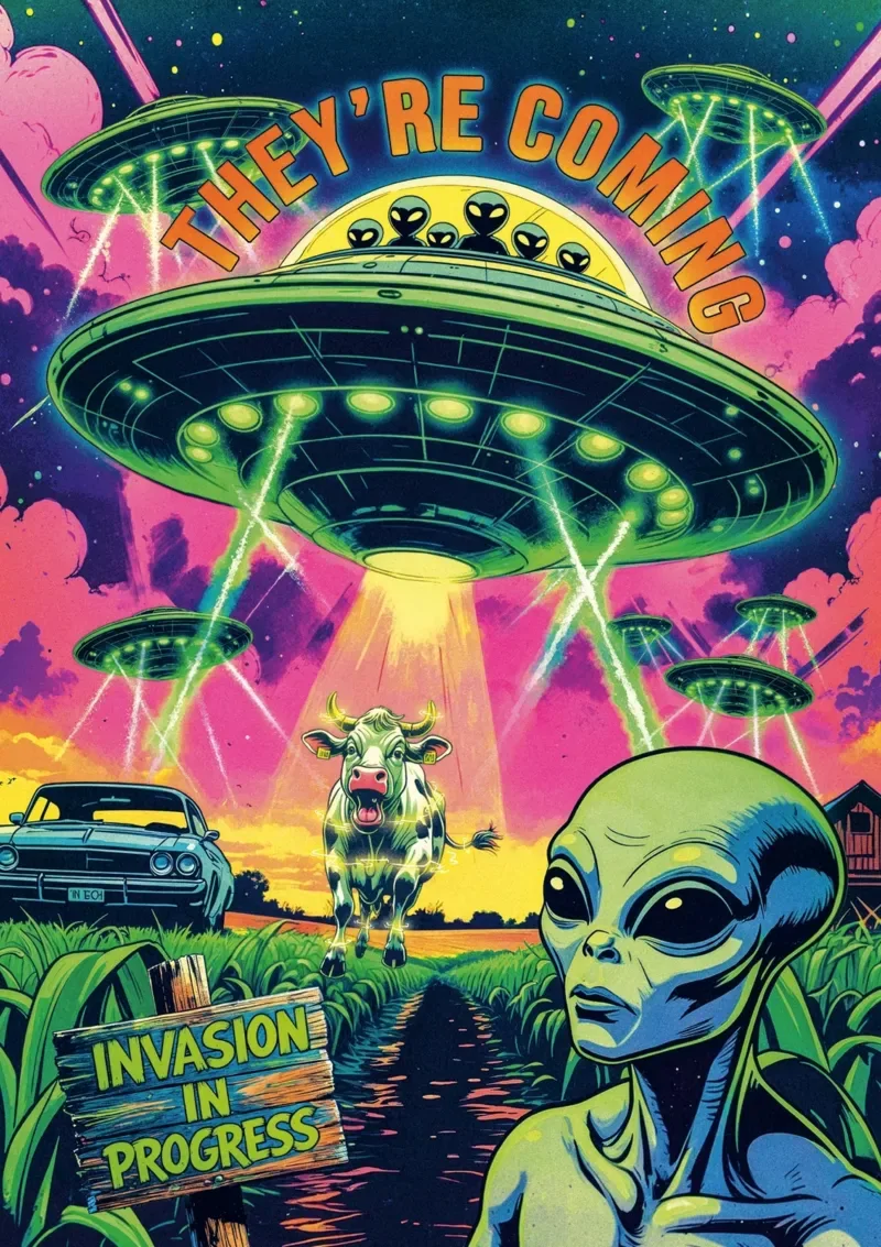 Puzzle Hall of Horror: UFO - 1000 pièces from Trefl – box
