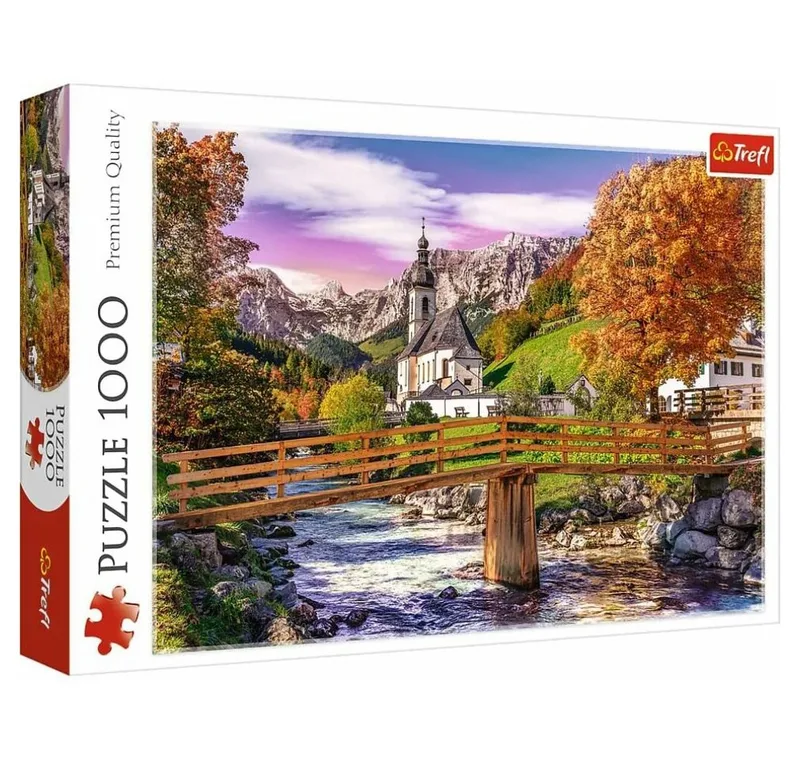 Puzzle Herbst Bayern Puzzle 1000 Teile, Puzzleteile from Trefl – box 1 of 3