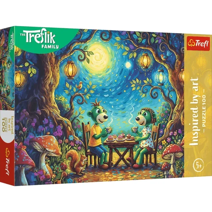 Puzzle Inspired By Art - Réunion Au Café - 100 à 149 pièces de Trefl – boîte 2 sur 2