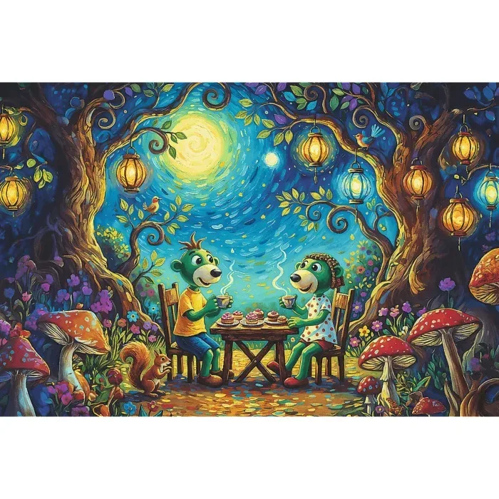 Puzzle Inspired By Art - Réunion Au Café - 100 à 149 pièces de Trefl – boîte 1 sur 2