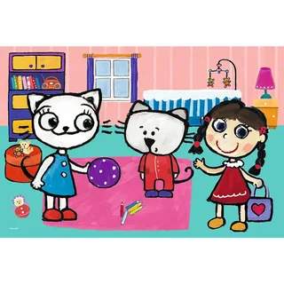 Puzzle Kittykit with friends - 51 à 99 pièces de Trefl – boîte 1 sur 2