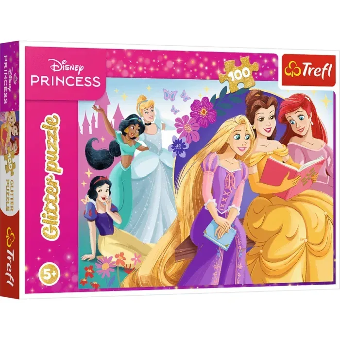 Glitter Puzzel 100 Stukjes - Magie van Vriendschap van Trefl – doos 2 van 2