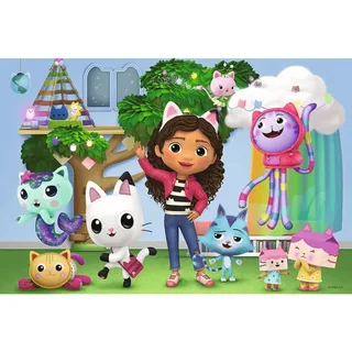 Puzzle La Maison de Poupée de Gabby - 100 à 149 pièces van Trefl – doos 1 van 2