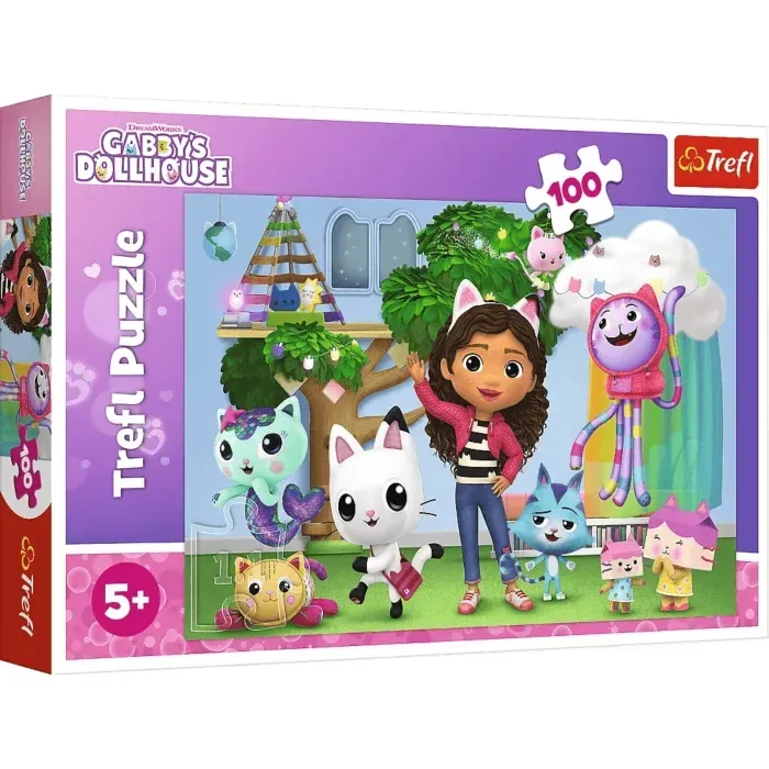Puzzle La Maison de Poupée de Gabby - 100 à 149 pièces van Trefl – doos 2 van 2
