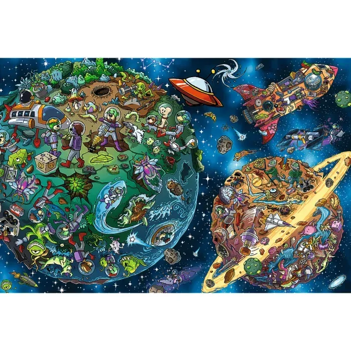 Puzzle La Merveilleuse Famille Treflik - 100 à 149 pièces van Trefl – doos 1 van 2