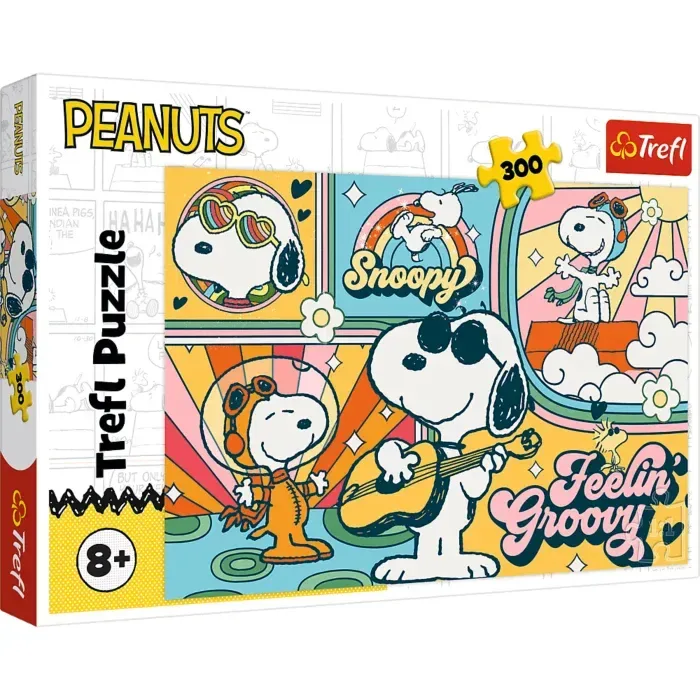 Puzzle Le Monde Drôle de Snoopy - 200 à 499 pièces de Trefl – boîte 2 sur 2