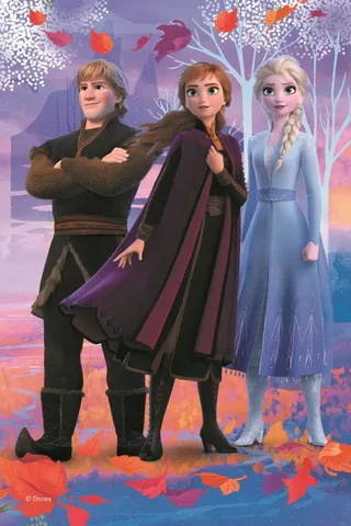Puzzle Mini Puzzle - Dans l'univers d'Anna & Elsa - Disney La Reine des Neiges II - 51 à 99 pièces de Trefl – boîte 1 sur 2