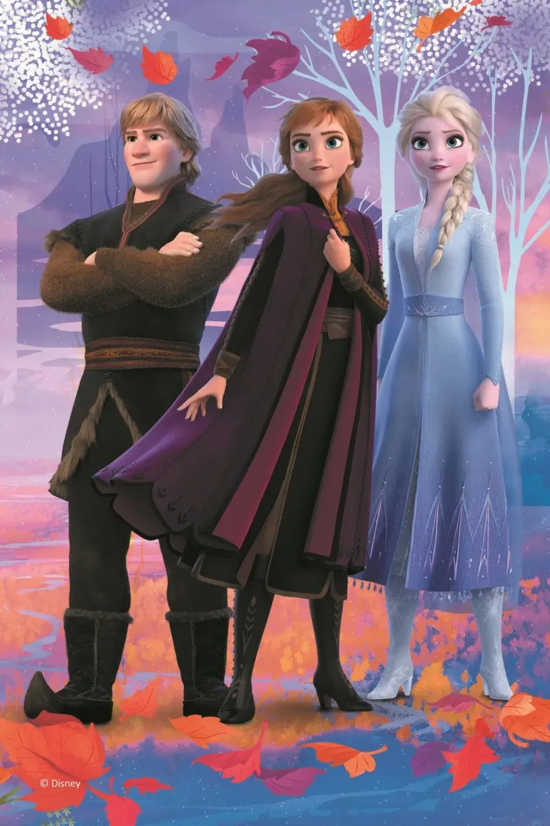 Puzzle Mini Puzzle - Dans l'univers d'Anna & Elsa - Disney La Reine des Neiges II - 51 à 99 pièces de Trefl – boîte 1 sur 2
