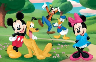 Puzzle Mini Puzzle - Les Folles Aventures de Mickey Mouse - Disney Mickey Mouse et ses Amis - 51 à 99 pièces de Trefl – boîte 1 sur 2