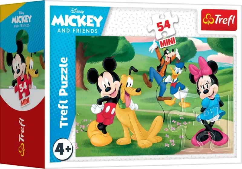 Puzzle Mini Puzzle - Les Folles Aventures de Mickey Mouse - Disney Mickey Mouse et ses Amis - 51 à 99 pièces de Trefl – boîte 2 sur 2