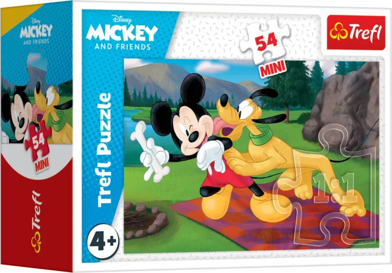 Puzzle Mini Puzzle - Les Folles Aventures de Mickey Mouse - Disney Mickey Mouse et ses Amis - 51 à 99 pièces van Trefl – doos 2 van 2