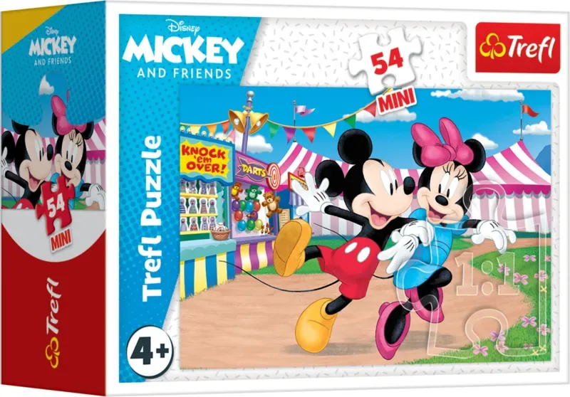 Puzzle Mini Puzzle - Les Folles Aventures de Mickey Mouse - Disney Mickey Mouse et ses Amis - 51 à 99 pièces de Trefl – boîte 2 sur 2