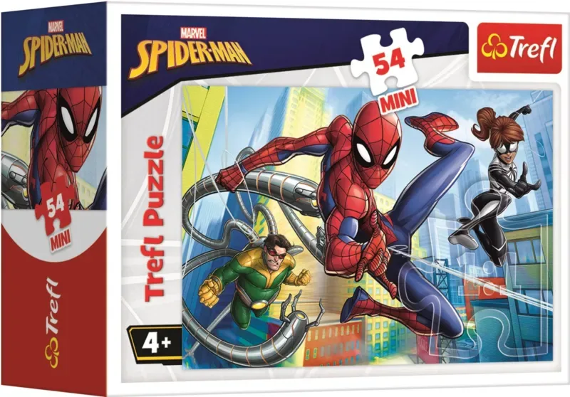 Puzzle Mini Puzzle - Spider-Man - 51 à 99 pièces de Trefl – boîte 2 sur 2