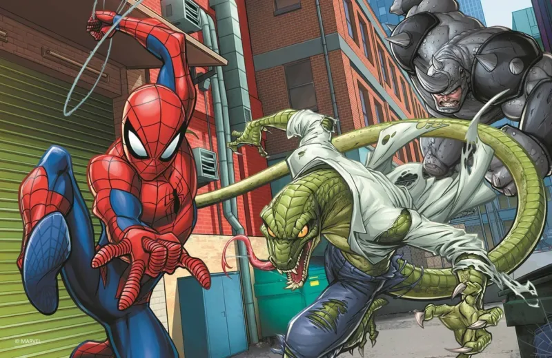 Puzzle Mini Puzzle - Spider-Man - 51 à 99 pièces de Trefl – boîte 1 sur 2