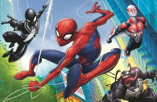 Puzzle Mini Puzzle - Spider-Man - 51 à 99 pièces van Trefl – doos 1 van 2