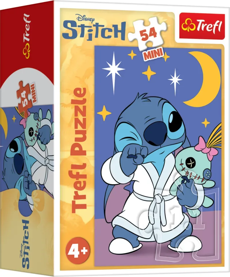 Puzzle Mini Puzzle - Stitch et son Univers - Disney Lilo&Stitch - 51 à 99 pièces van Trefl – doos 2 van 2
