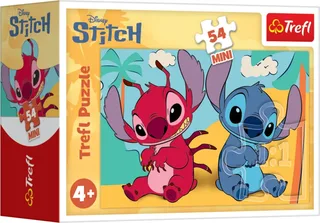 Puzzle Mini Puzzle - Stitch et son Univers - Disney Lilo&Stitch - 51 à 99 pièces van Trefl – doos 2 van 2