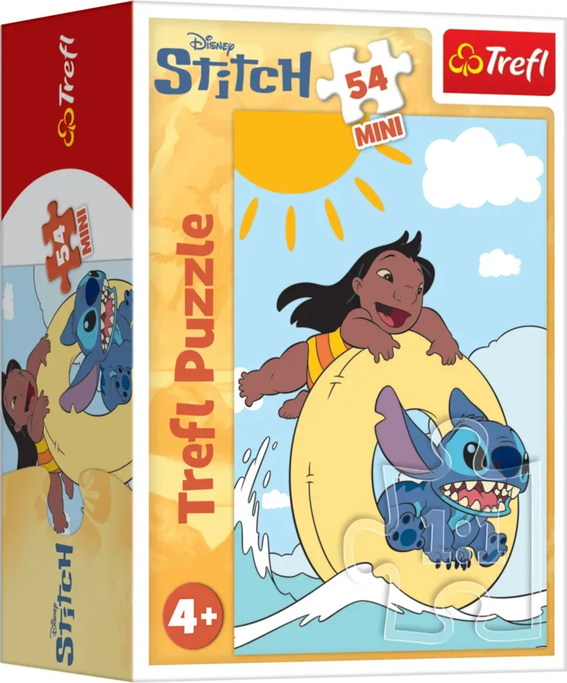 Puzzle Mini Puzzle - Stitch et son Univers - Disney Lilo&Stitch - 51 à 99 pièces van Trefl – doos 2 van 2
