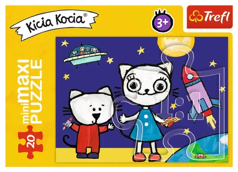 Puzzle MiniMaxi Puzzle - KittyKat - 10 à 25 pièces van Trefl – doos