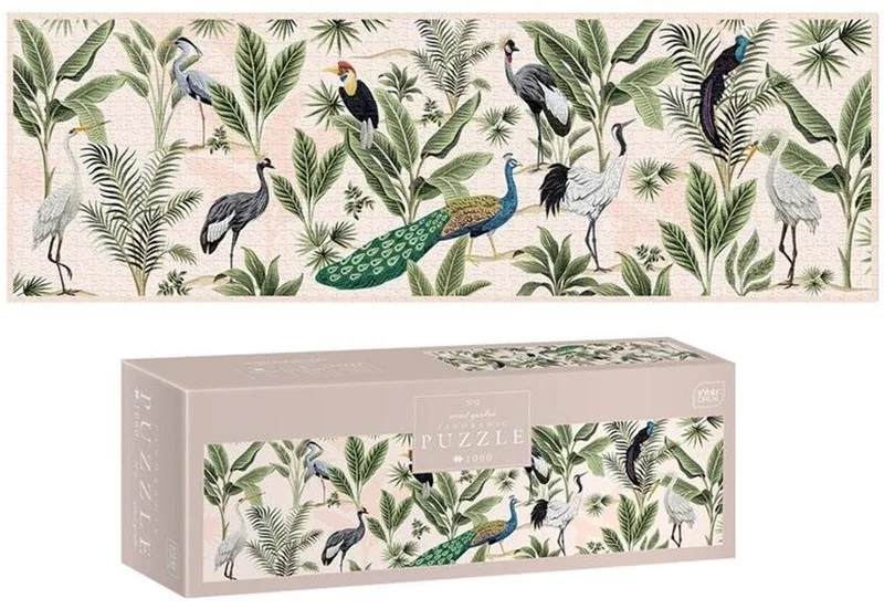 Puzzle panoramiczne 1000 Secret Garden 2 from Trefl, Multi-coloured edition – box