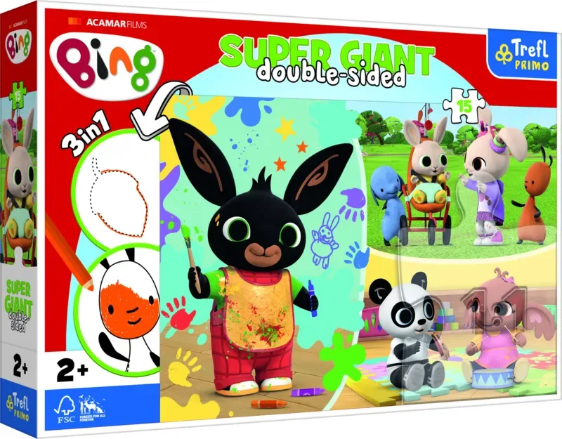 Puzzle Pièces XXL - Bing - 10 à 25 pièces de Trefl – boîte