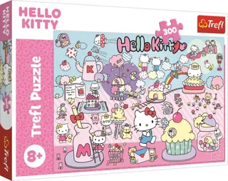 Puzzle Pièces XXL - Explorez L'Univers De Hello Kitty - Hello Kitty - 200 à 499 pièces van Trefl – doos 2 van 2