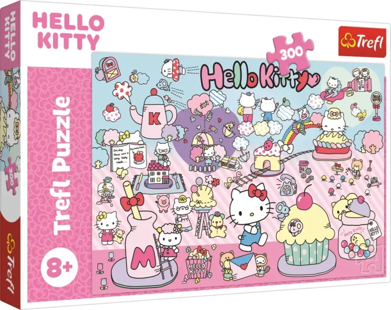 Puzzle Pièces XXL - Explorez L'Univers De Hello Kitty - Hello Kitty - 200 à 499 pièces van Trefl – doos 2 van 2
