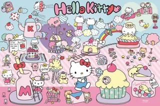 Puzzle Pièces XXL - Explorez L'Univers De Hello Kitty - Hello Kitty - 200 à 499 pièces van Trefl – doos 1 van 2