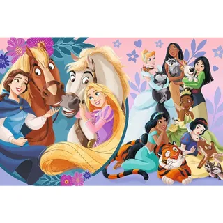 Puzzle Pièces XXL - Le Sourire de L'Amitié - Disney Princess - 10 à 25 pièces de Trefl – boîte 1 sur 2