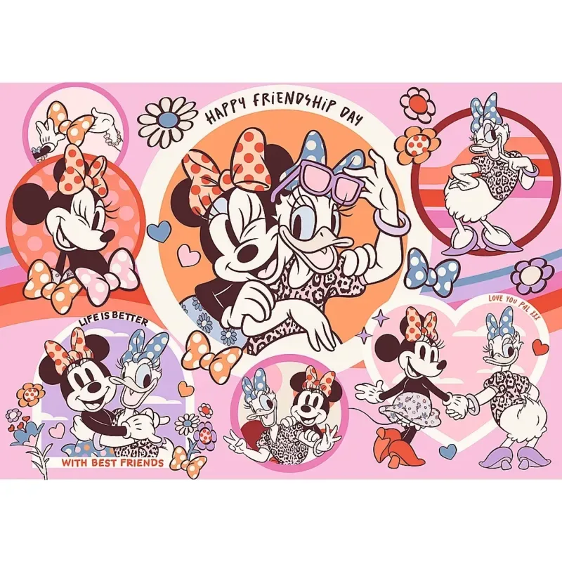 Puzzle Pièces XXL - Les Habitudes De Minnie Mouse - 200 à 499 pièces de Trefl – boîte 1 sur 2