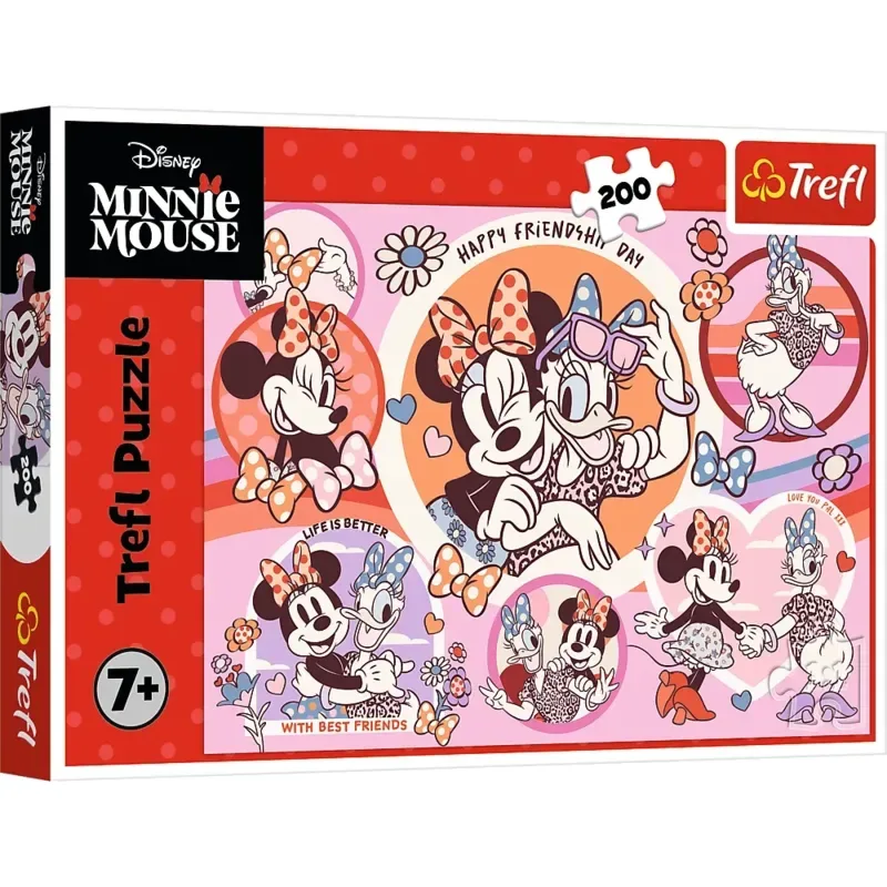 Puzzle Pièces XXL - Les Habitudes De Minnie Mouse - 200 à 499 pièces de Trefl – boîte 2 sur 2