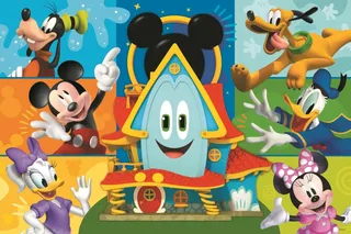 Puzzle Pièces XXL - Mickey Mouse Et Ses Amis - 10 à 25 pièces de Trefl – boîte 1 sur 2