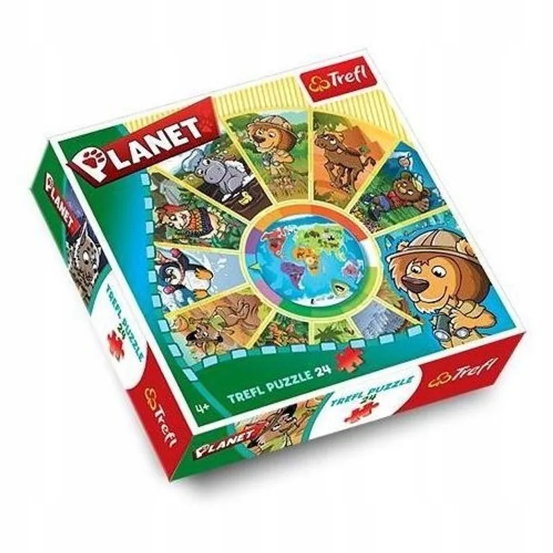 Puzzle Planet Ronde Puzzel 24 Stukken de Trefl – boîte