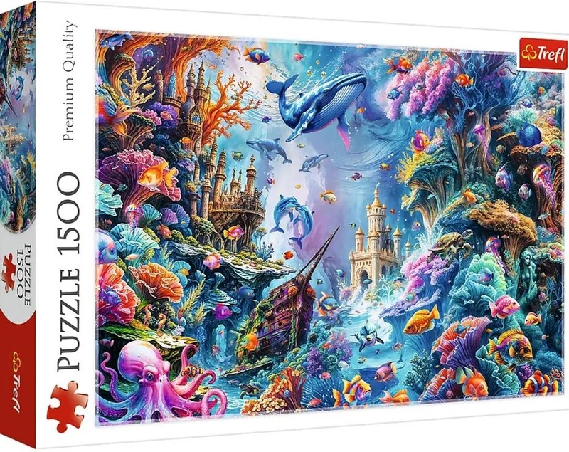 Puzzle Podwodny świat 1500 - Puzzel Onderwaterwereld 1500 de Trefl – boîte