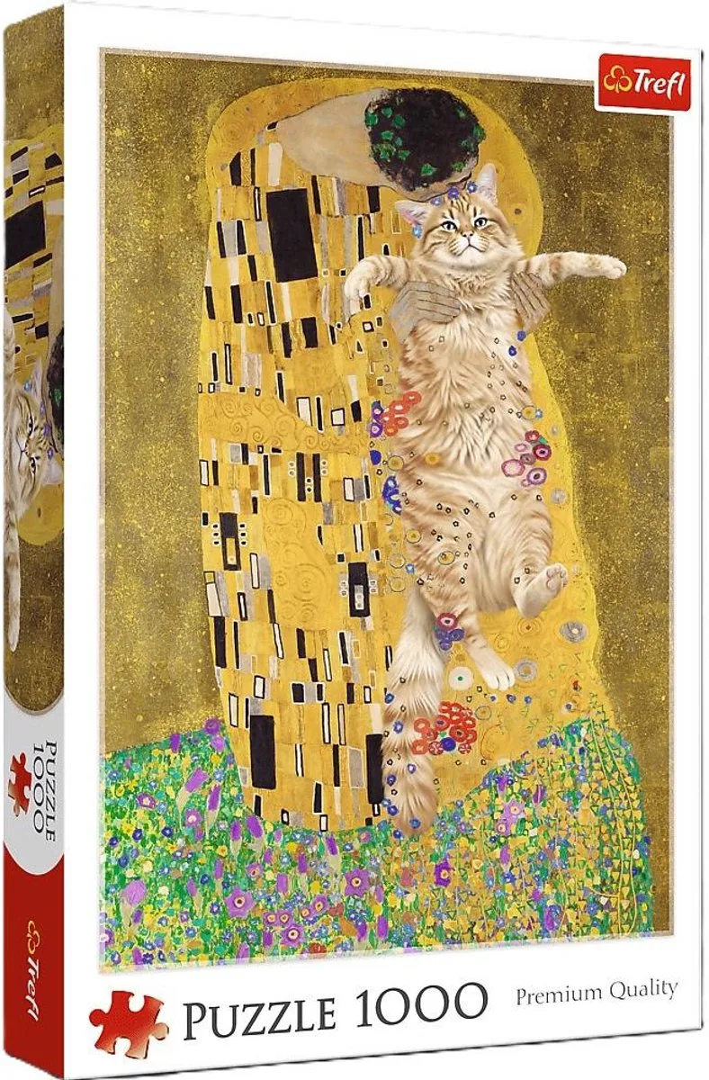 Puzzle Purrfecyjny Pocałunek 1000 - Puzzel Purrfecyjny Pocałunek 1000 von Trefl, Ausgabe Mehrfarbig – Schachtel