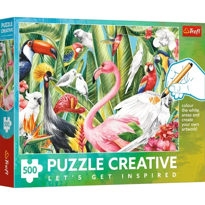 Puzzle Puzzle Creative - Oiseaux Du Paradis - 500 à 999 pièces van Trefl – doos 2 van 2
