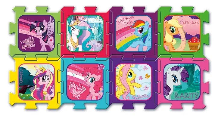 Puzzle Puzzle en Mousse - Mon Petit Poney - Moins de 10 pièces van Trefl – doos 1 van 2