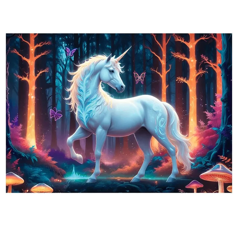 Puzzle Puzzle Mystick Einhorn 1000 Stück, Puzzleteile de Trefl – boîte 1 sur 2