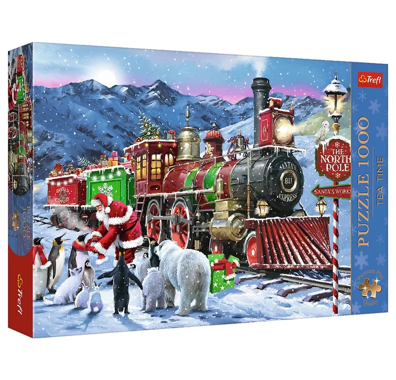 Puzzle Puzzle Premium Plus 1000 – Weihnachten Teatime, 1000 Puzzleteile de Trefl, édition Multicolore – boîte 1 sur 2